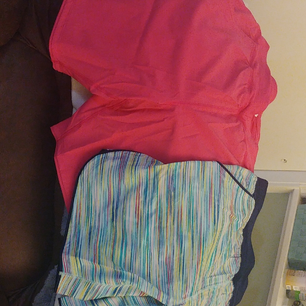 Lands' End Women's Swim Shorts - Pink and Multicolor